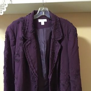 Cold water Creek jacket. Out for a casual day.